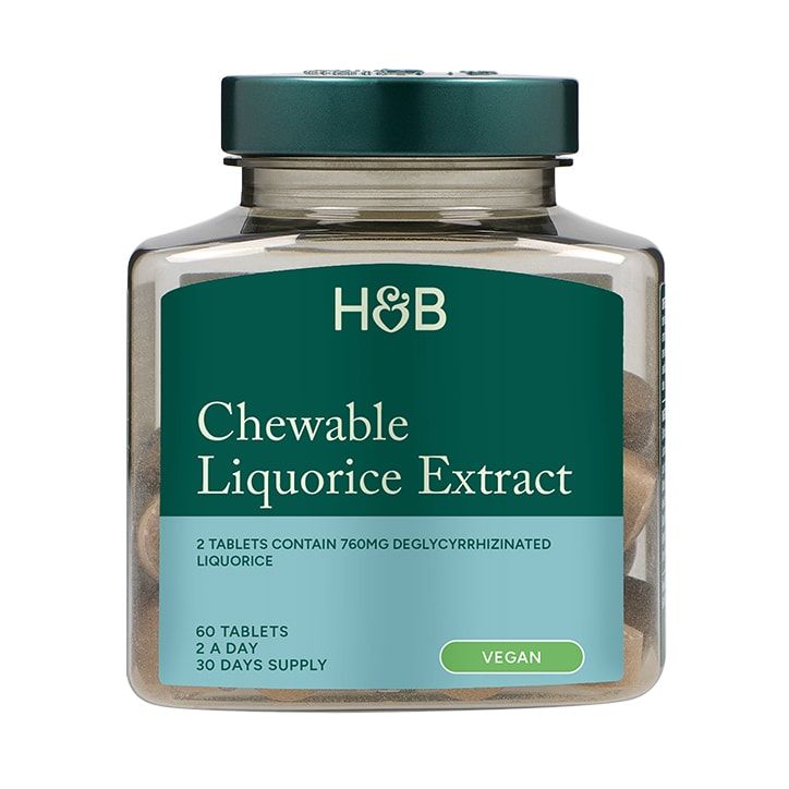 Holland &amp;amp; Barrett Chewable Liquorice 760mg 60 Tablets