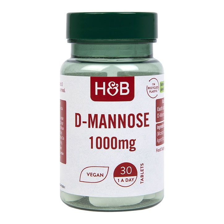 Holland &amp;amp; Barrett D Mannose 1000mg 30 Tablets