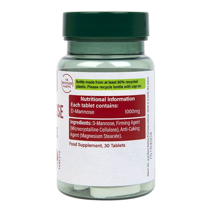 Holland &amp;amp; Barrett D Mannose 1000mg 30 Tablets