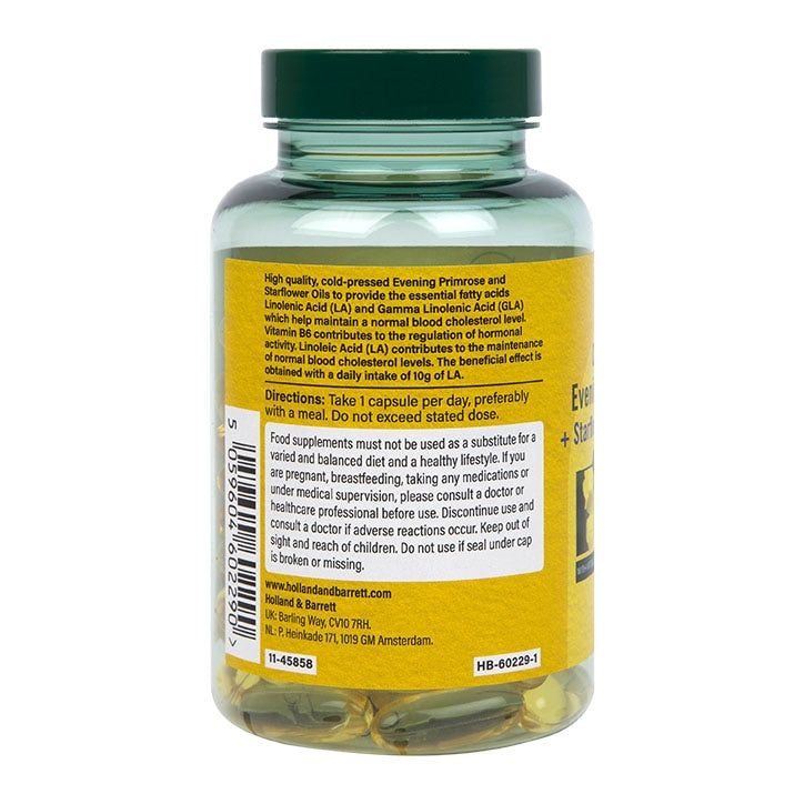 Holland &amp;amp; Barrett Evening Primrose Oil + Starflower Oil 90 Capsules