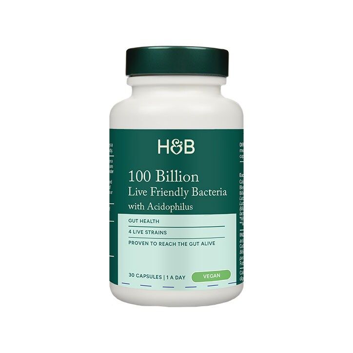 Holland &amp;amp; Barrett Friendly Bacteria 100 Billion 30 Capsules