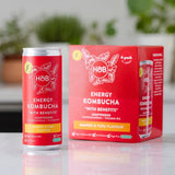 Holland &amp;amp; Barrett Glow Kombucha 250ml Mango &amp;amp; Yuzu (Energy) / 4x250 ml