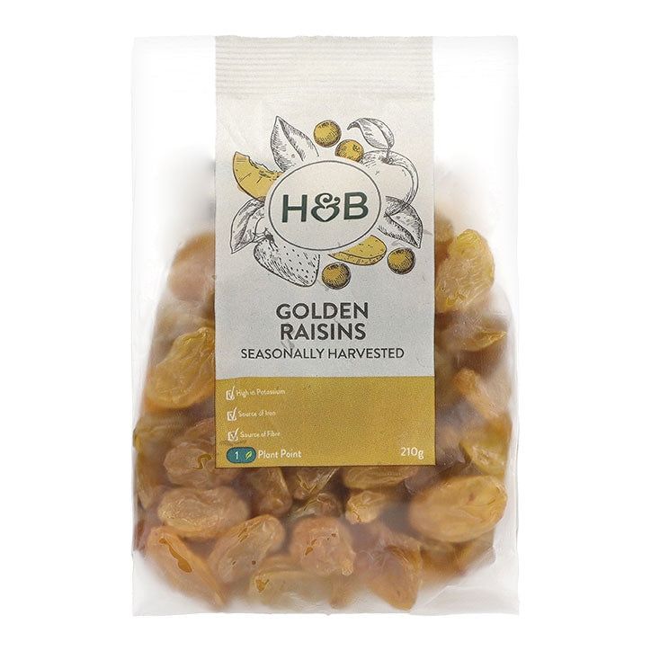 Holland &amp;amp; Barrett Golden Raisins 210g