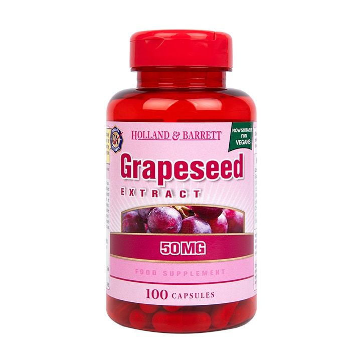 Holland &amp;amp; Barrett Grapeseed Extract 50mg 100 Capsules