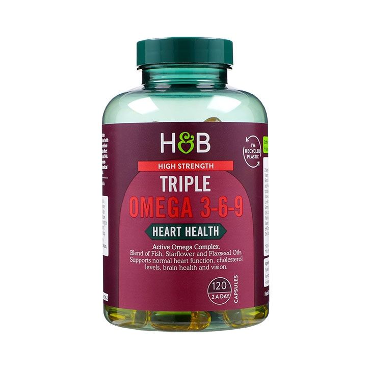 Holland &amp;amp; Barrett High Strength Triple Omega 3-6-9 120 Capsules