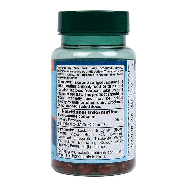 Holland &amp;amp; Barrett Lactase Enzyme 125mg 120 Capsules