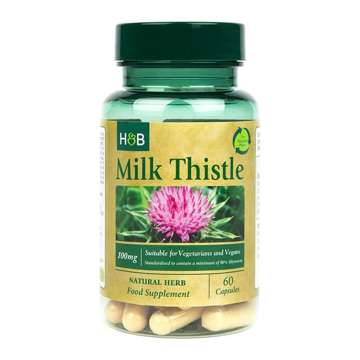 Holland &amp;amp; Barrett Milk Thistle 100mg 60 Capsules