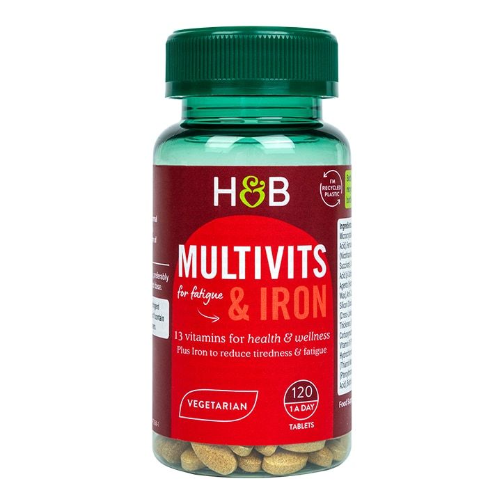 Holland &amp;amp; Barrett Multivitamins &amp;amp; Iron 120 Tablets