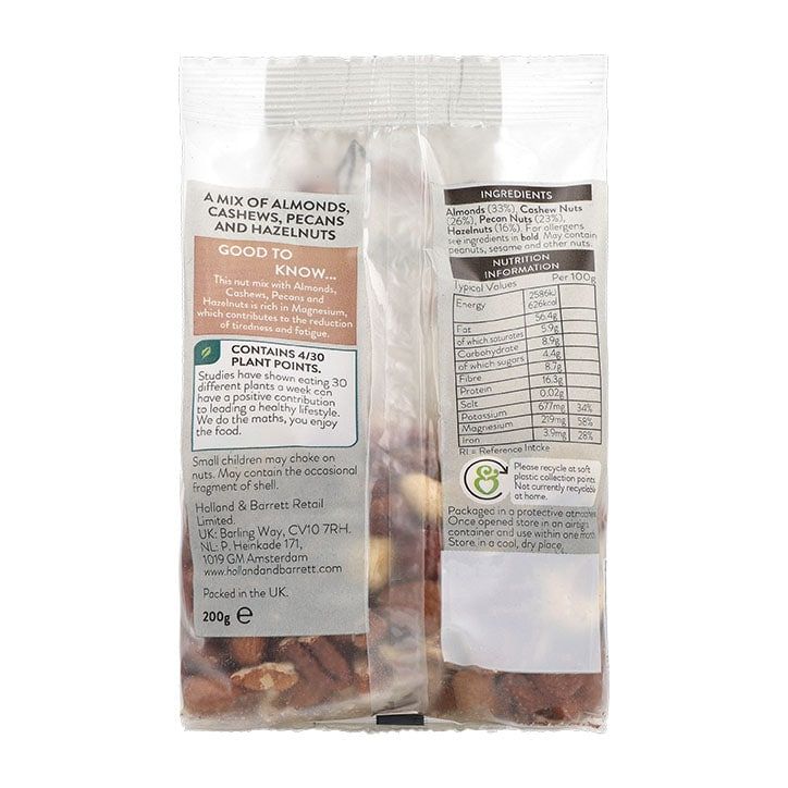 Holland &amp;amp; Barrett Natural Nut Mix 200g