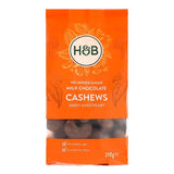 Holland &amp;amp; Barrett No Added Sugar Milk Chocolate Brazil Nuts 210g