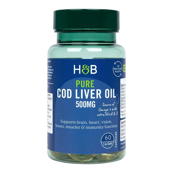 Holland &amp;amp; Barrett Pure Cod Liver Oil 1000mg 240 Capsules