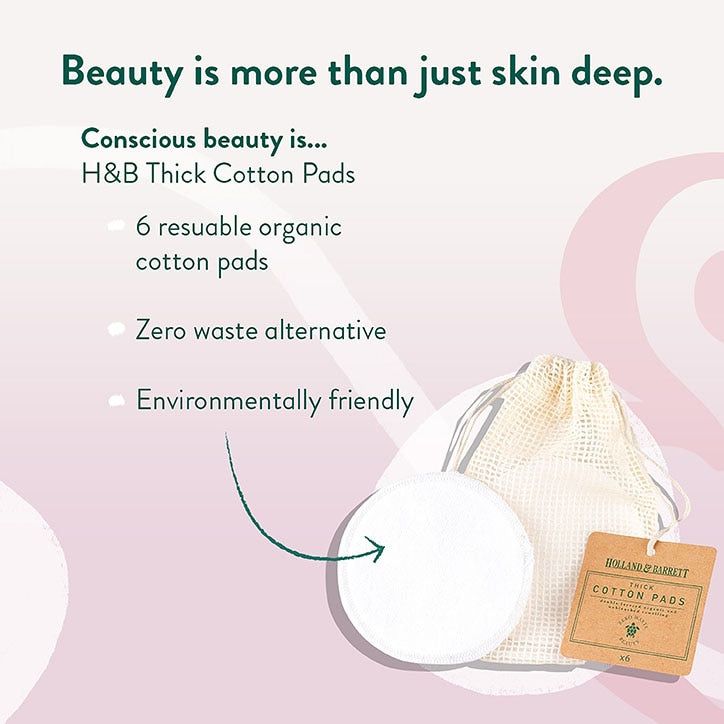 Holland &amp;amp; Barrett Thin Cotton Pads Thick