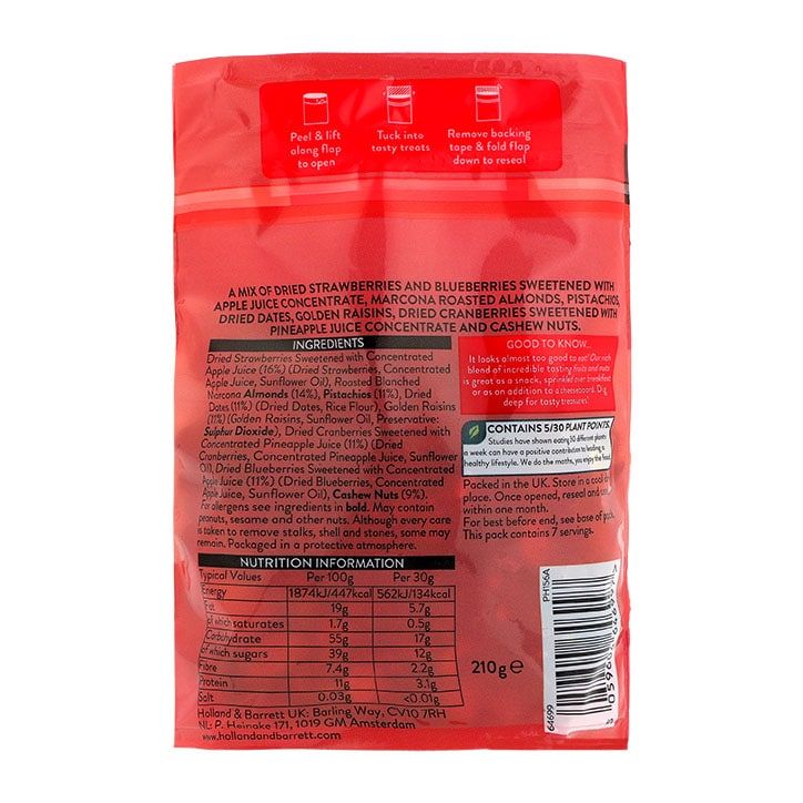 Holland &amp;amp; Barrett Treasure Trail Mix 210g