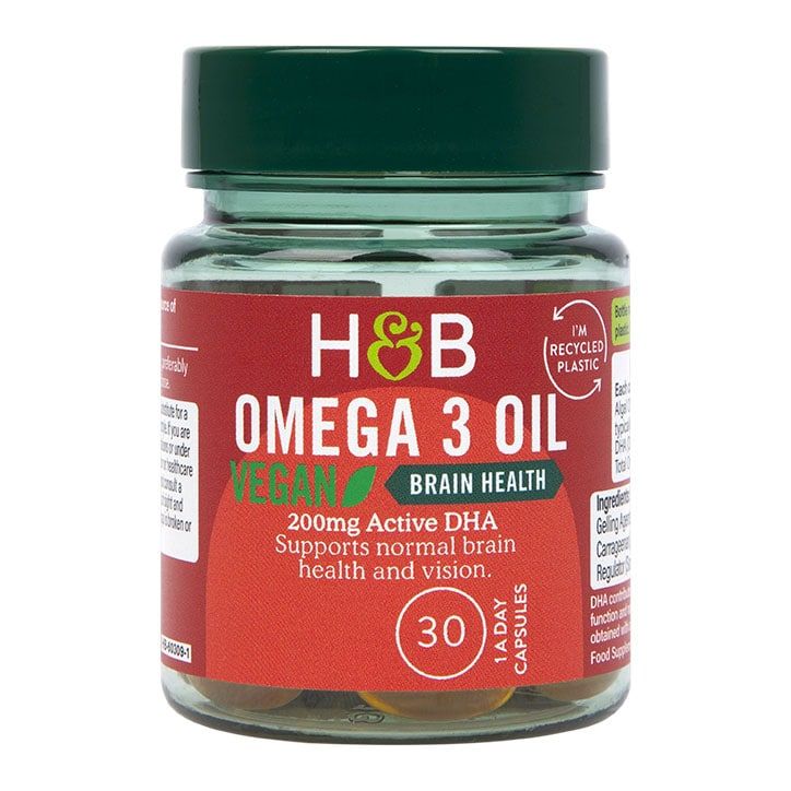 Holland &amp;amp; Barrett Vegan Omega 3 Oil 500mg 30 Capsules