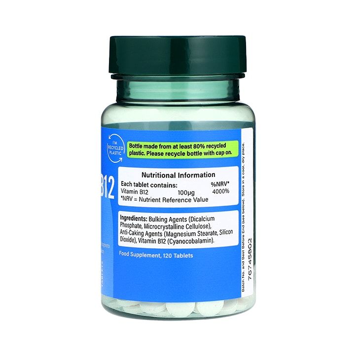 Holland &amp;amp; Barrett Vitamin B12 100ug 120 Tablets