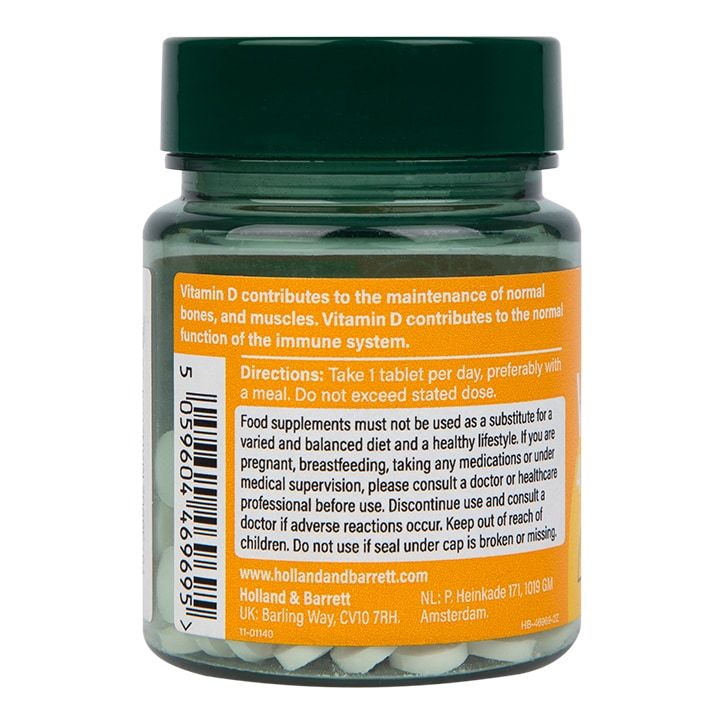 Holland &amp;amp; Barrett Vitamin D 3000 I.U. 75ug 120 Tablets