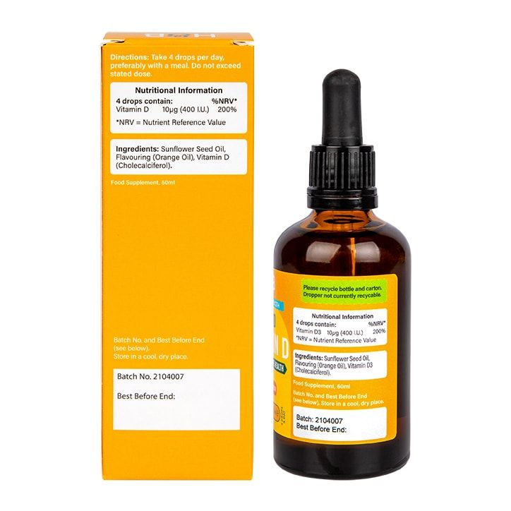 Holland &amp;amp; Barrett Vitamin D Liquid 60ml