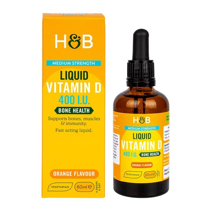 Holland &amp;amp; Barrett Vitamin D Liquid 60ml Orange