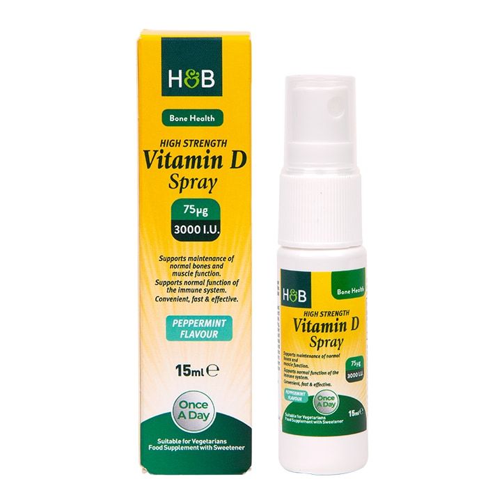 Holland &amp;amp; Barrett Vitamin D Spray 3000 I.U. 75ug 15ml