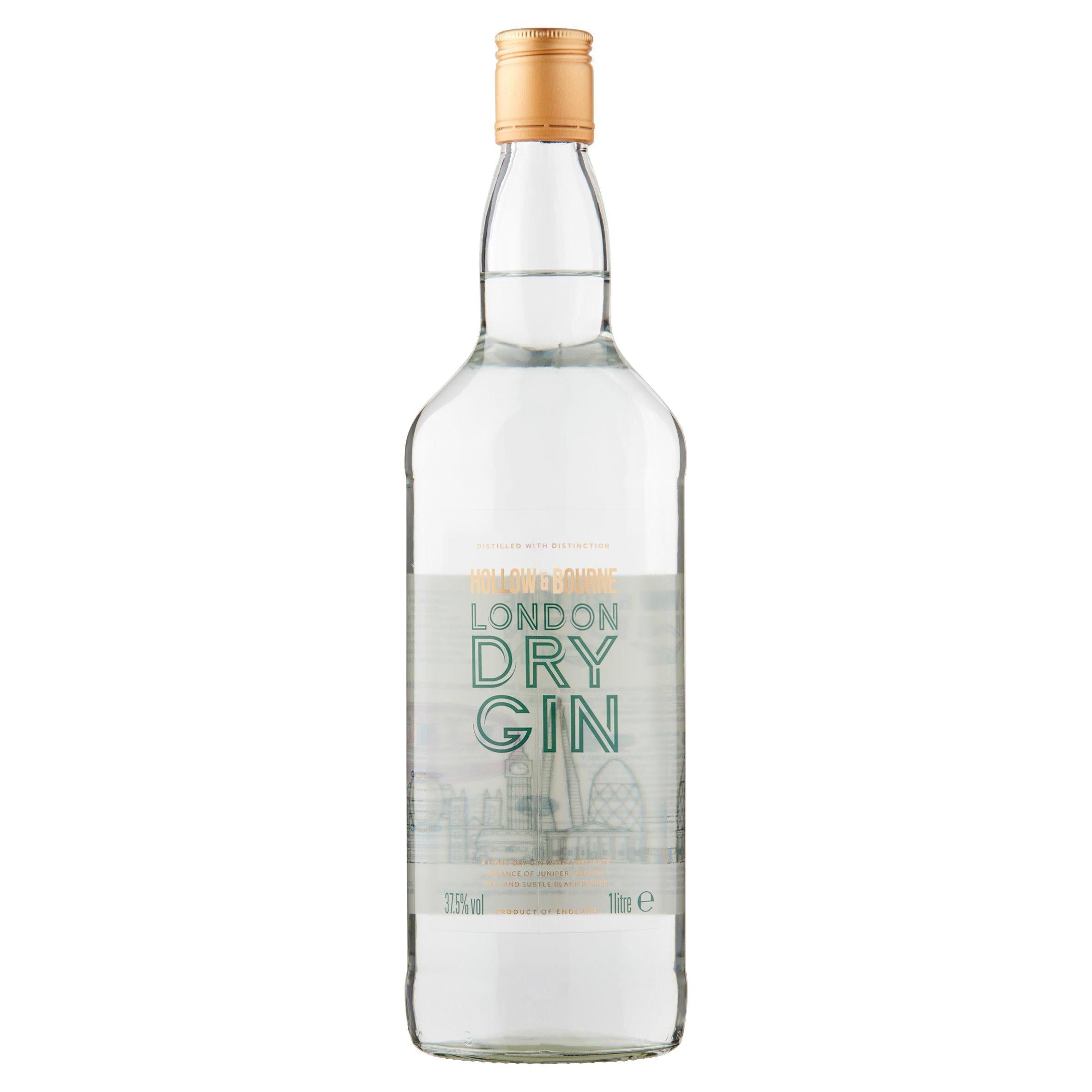 Hollow &amp;amp; Bourne London Dry Gin 1L