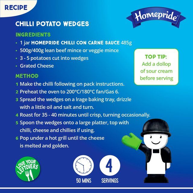 Homepride Chilli Cooking Sauce    485g