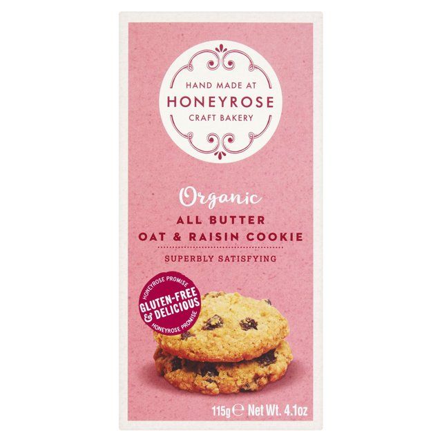 Honeyrose All Butter Oat &amp;amp; Raisin Cookies   115g