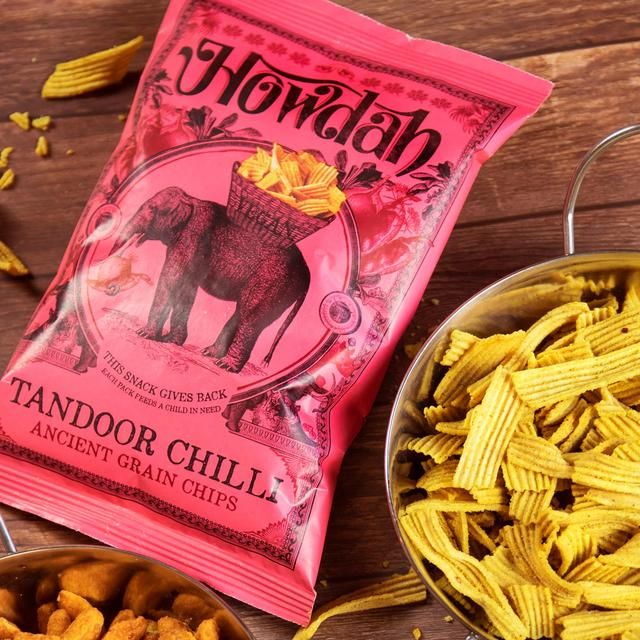 Howdah  Ancient Grain Chips - Tandoor Chili   130g
