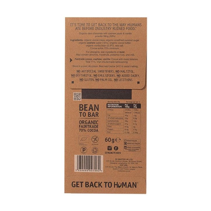 Hu Crunchy Mint Dark Chocolate Bar 60g