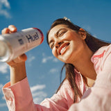 Huel Daily A-Z Cherry &amp;amp; Raspberry Sparkling Multivitamin Energy Drink   4 x 330ml