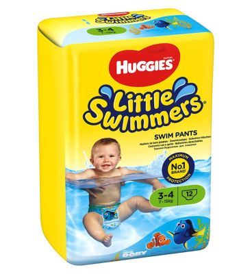 Huggies Little Swimmers, Size 3-4, 12 Pants, 7kg-15kg