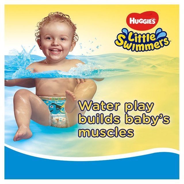 Huggies Little Swimmers Swim Nappies Size 2-3 (3-8kg)   12 per pack