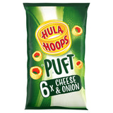 Hula Hoops Puft Cheese &amp;amp; Onion Flavour Wheat &amp;amp; Potato Rings 6 x 15g