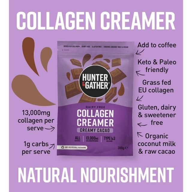 Hunter &amp;amp; Gather Cacao Collagen Creamer   300g