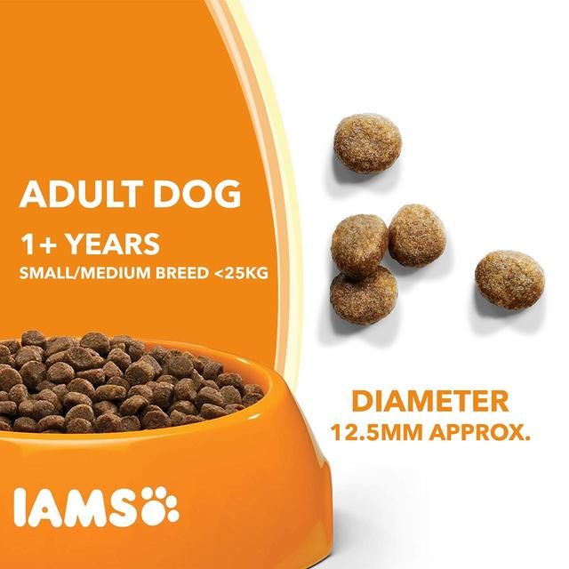 IAMS for Vitality Adult Dog Food Small/Medium Breed with Fresh Chicken   800g