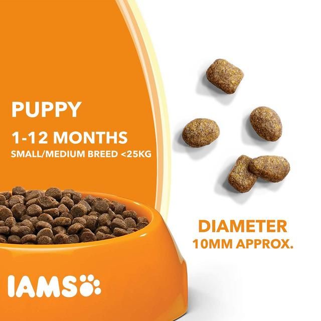 IAMS for Vitality Puppy Food Small/Medium Breed with Fresh Chicken   2kg