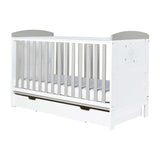 Ickle Bubba Coleby Style Cot Bed, Under Drawer and Deluxe Matress - Cosmic Aura