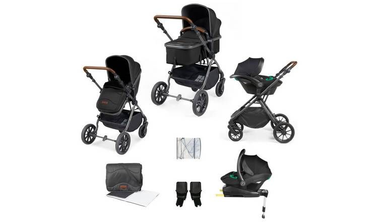 Ickle Bubba Cosmo i-Size &amp;amp; Isofix Travel System - Black