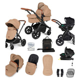 Ickle Bubba Stomp Luxe all-in-one Travel System  Black/Desert/Tan/ Pack Size 1
