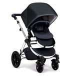 Ickle Bubba Stomp V4 2 in 1 carrycot &amp;amp; pushchair chrome/blueberry