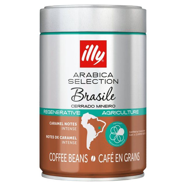 illy Cerrado Mineiro Brazil Coffee Beans - Regenerative Agriculture   250g