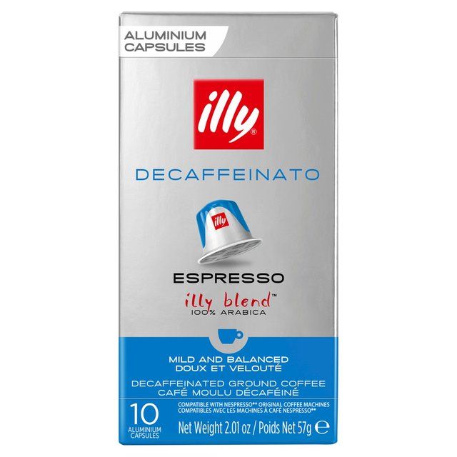 illy Decaffeinated Espresso Capsules   10 per pack