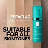 Effaclar A.Z. Gel Cream Daily Moisturiser for Breakouts & Ageing with 10% Azelaic Acid, Salicylic Acid, Hyaluronic Acid 40ml