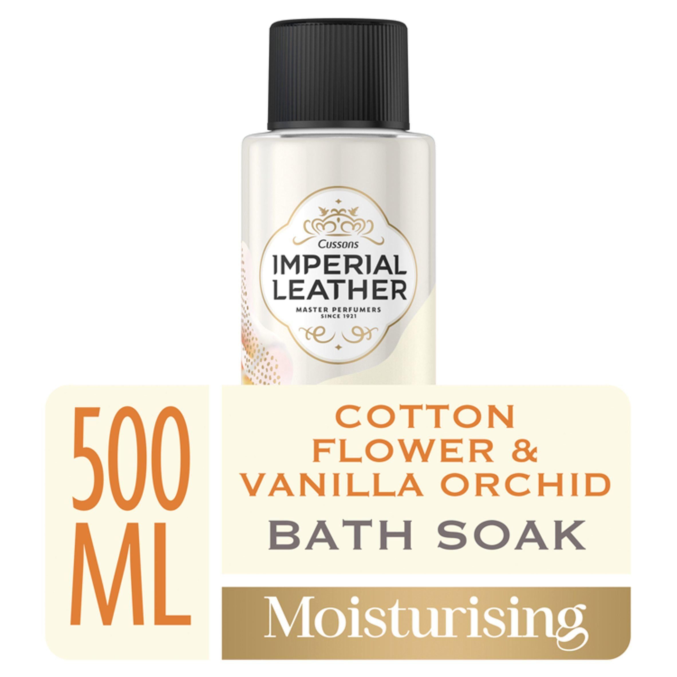 Imperial Leather Moisturising Bath Soak Cotton Flower &amp;amp; Vanilla Orchid 500ml