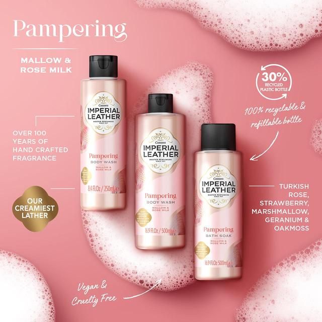 Imperial Leather Pampering Bath Soak Mallow &amp;amp; Rose Milk    500ml