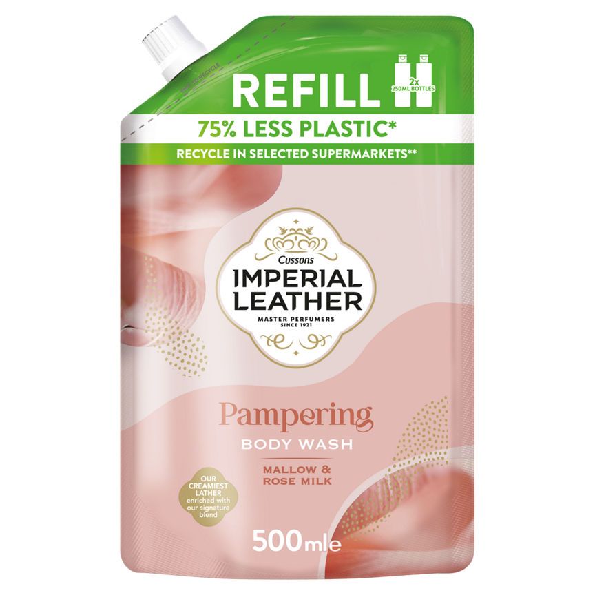 Imperial Leather Refill Pampering Mallow &amp;amp; Rose Milk Body Wash