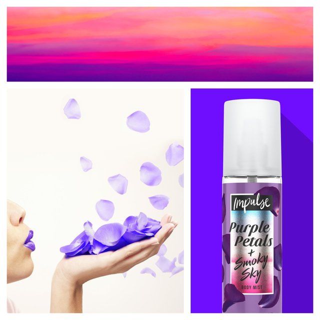 Impulse Purple Petals + Smoky Sky Body Mist   150ml