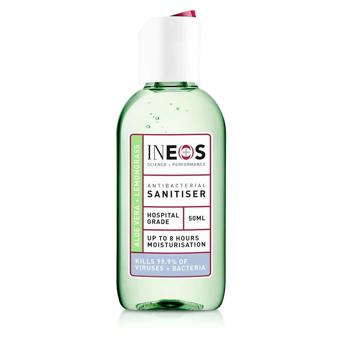 INEOS Aloe Vera + Lemongrass Hand Sanitiser 50ml