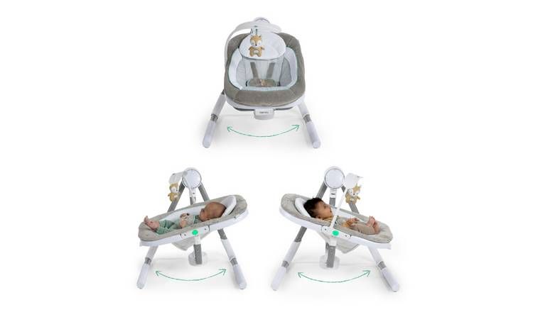 Ingenuity AnyWay Sway Dual-Direction Portable Baby Swing&amp;ndash;Ray