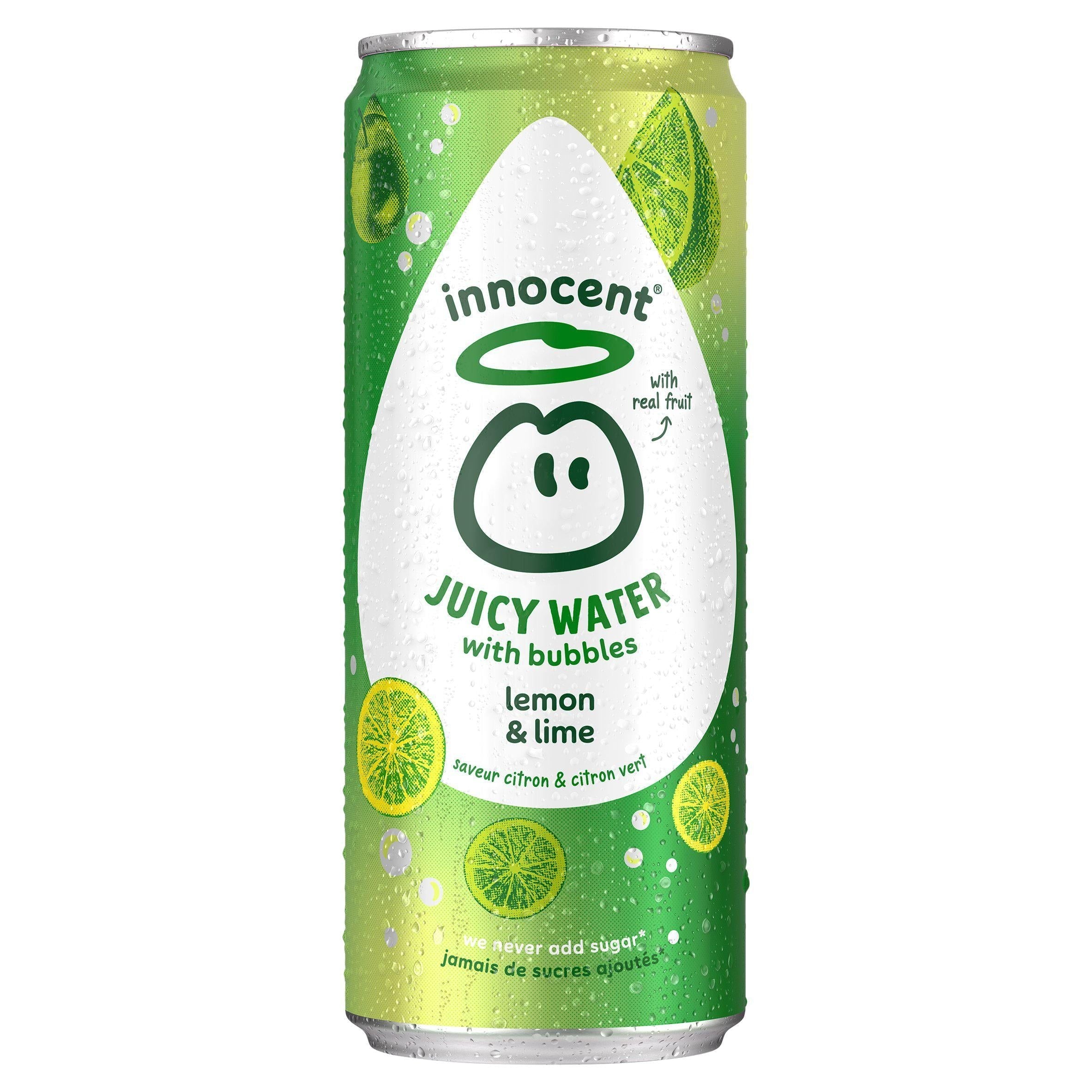 innocent Juicy Water with Bubbles Lemon &amp;amp; Lime 330ml