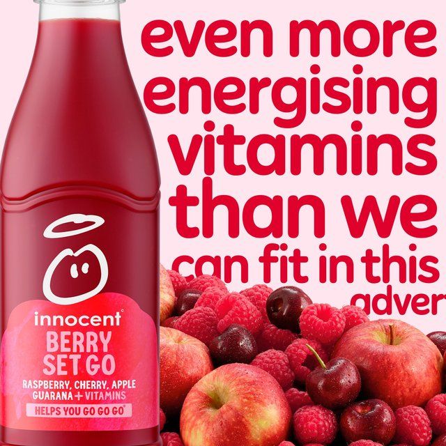 Innocent Plus Raspberry &amp;amp; Cherry with Vitamins   750ml